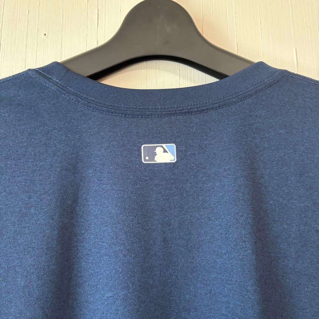 2010年 MLB RAYS Tシャツ タンパベイ・レイズ ネイビー L