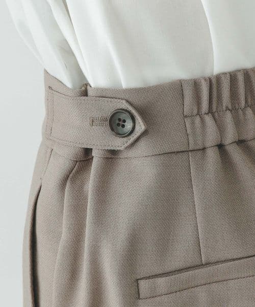 GLOBAL WORK　お手入れラクラクセットアップ/ジレとストレートパンツ