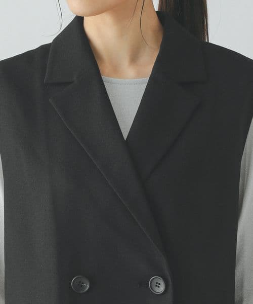 GLOBAL WORK　お手入れラクラクセットアップ/ジレとストレートパンツ