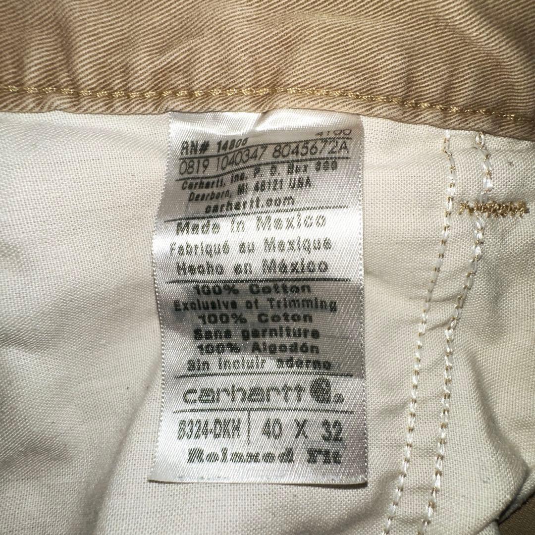 希少サイズ✨Carhartt B324 ウォッシュドツイル リラックスフィット