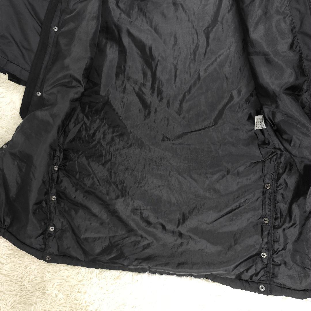 極美品✨ UNDER ARMOUR アンダーアーマー ベンチコート ロゴ刺繍 黒