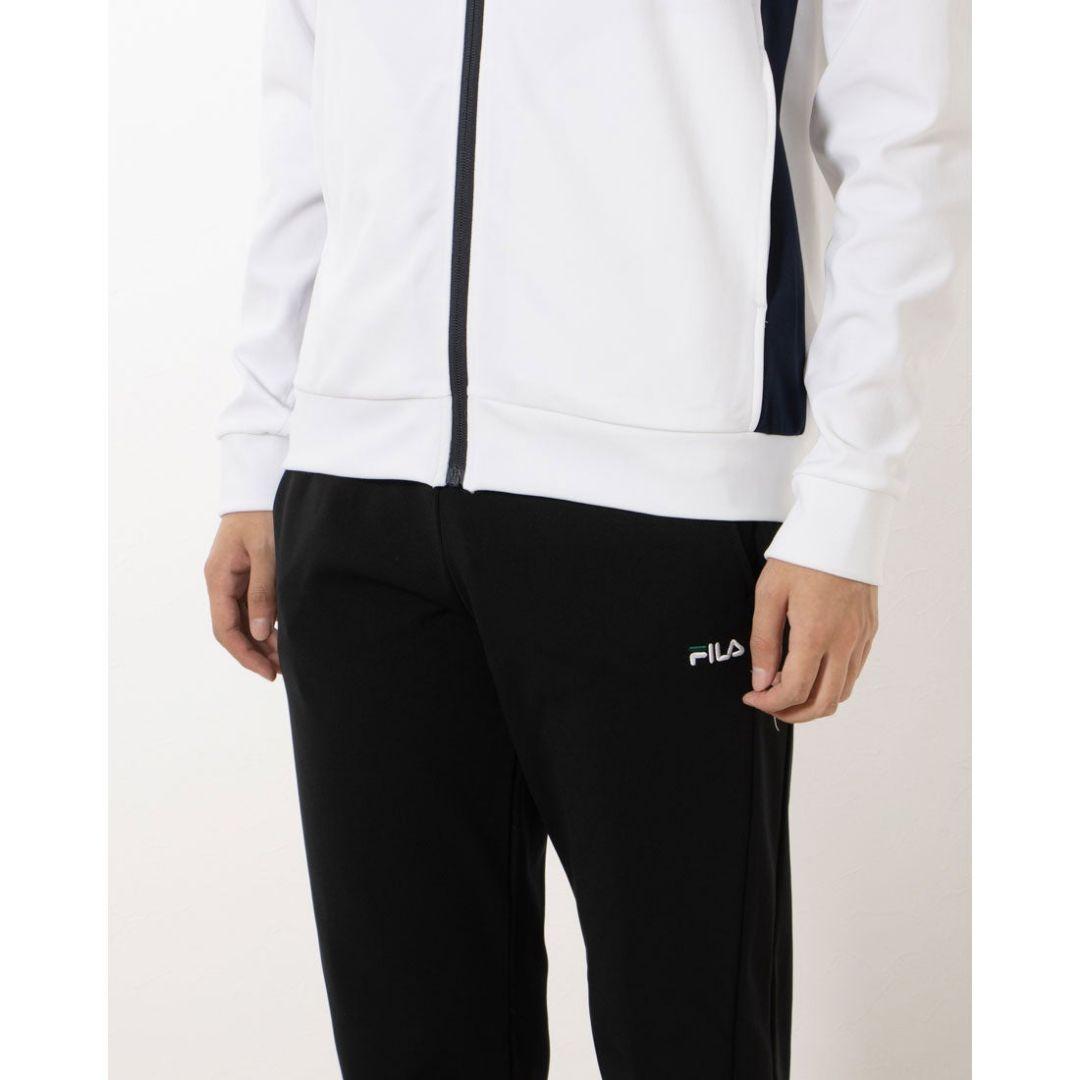 FILAトレーニングウェア上下セット ホワイト×ブラック サイズ ＸＬ