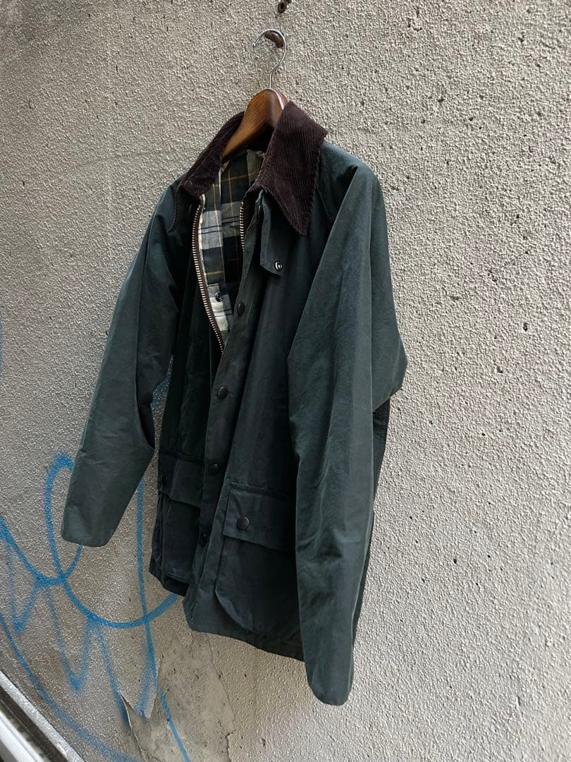 美品 Barbour バブアー ビデイル ワックス SAGE 38