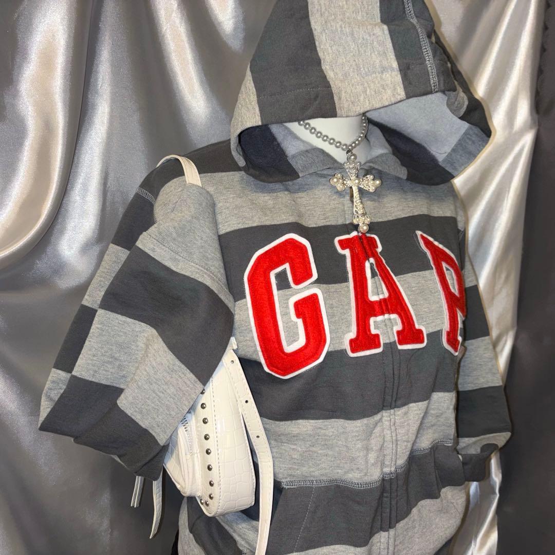 GAP old archive y2k レア ロゴ パーカー00s 平成ギャル