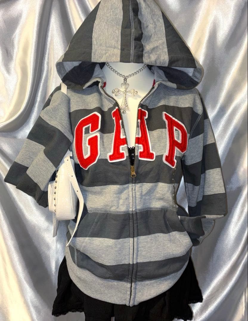 GAP old archive y2k レア ロゴ パーカー00s 平成ギャル