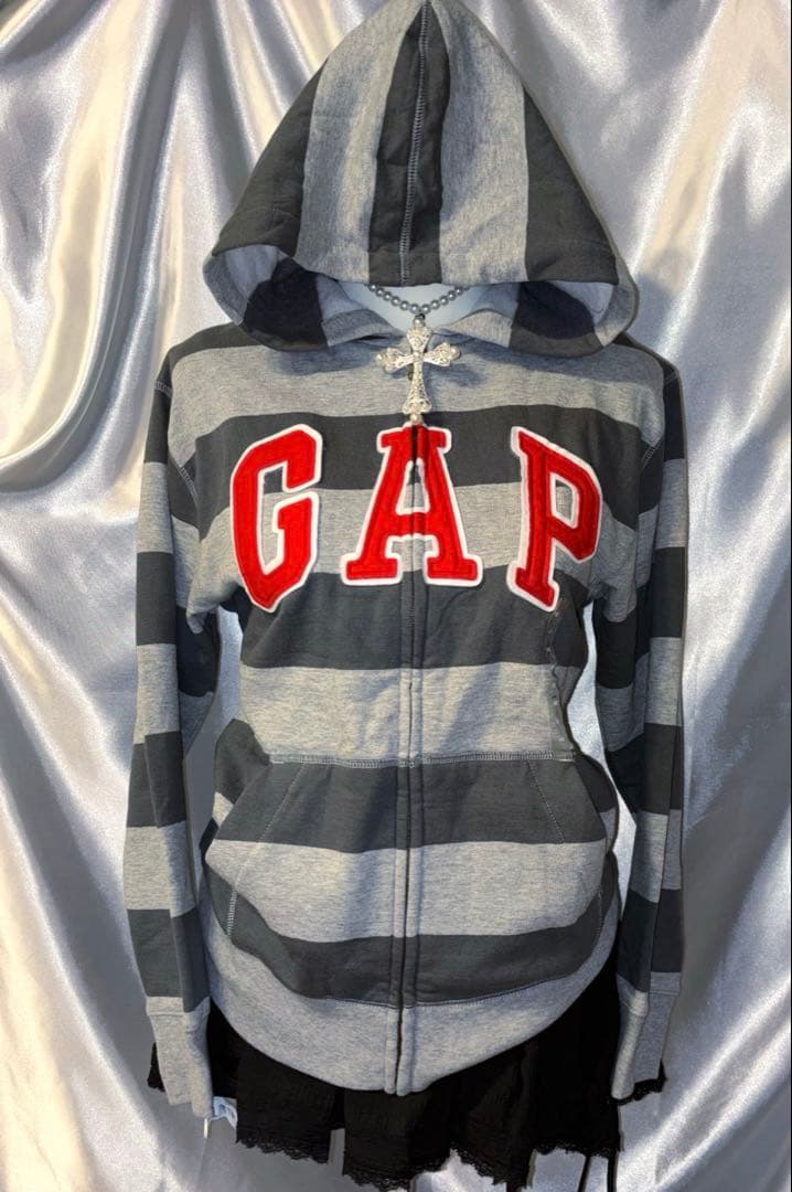 GAP old archive y2k レア ロゴ パーカー00s 平成ギャル