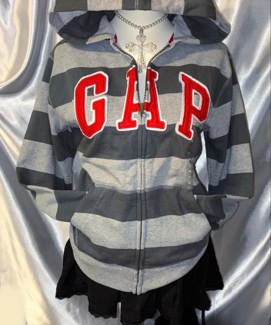 GAP old archive y2k レア ロゴ パーカー00s 平成ギャル