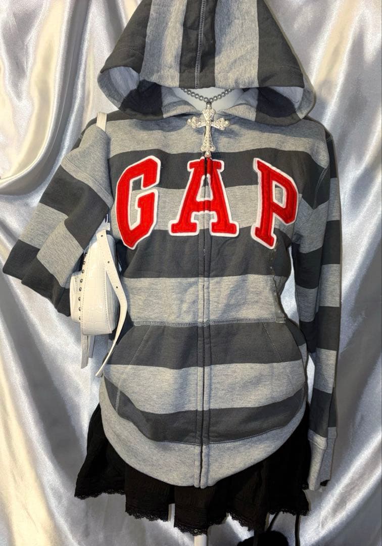 GAP old archive y2k レア ロゴ パーカー00s 平成ギャル