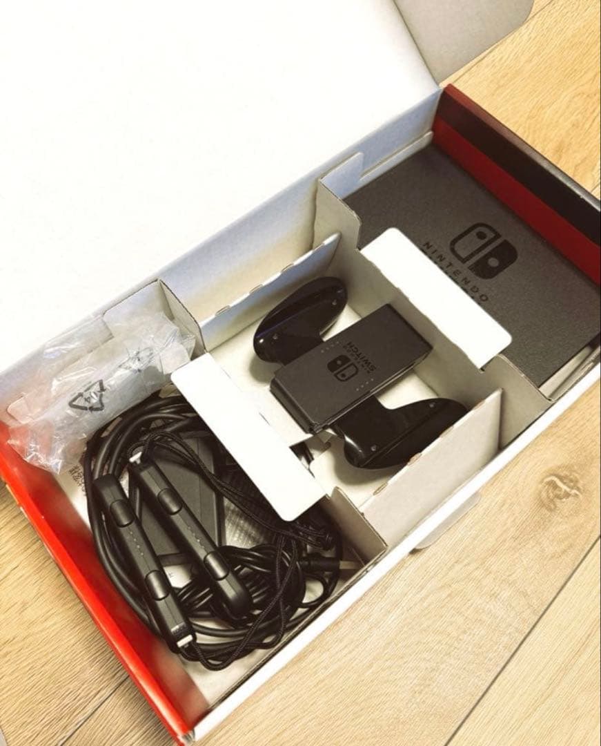 Nintendo Switch 本体 青/オレンジ Joy-Con ケース付き