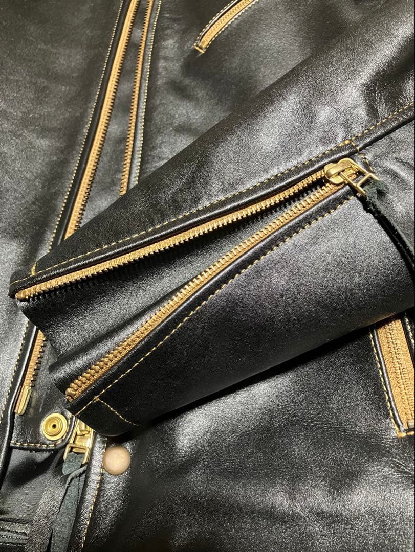 KADOYA カドヤ レザージャケット LDNVSA2 サイズLL