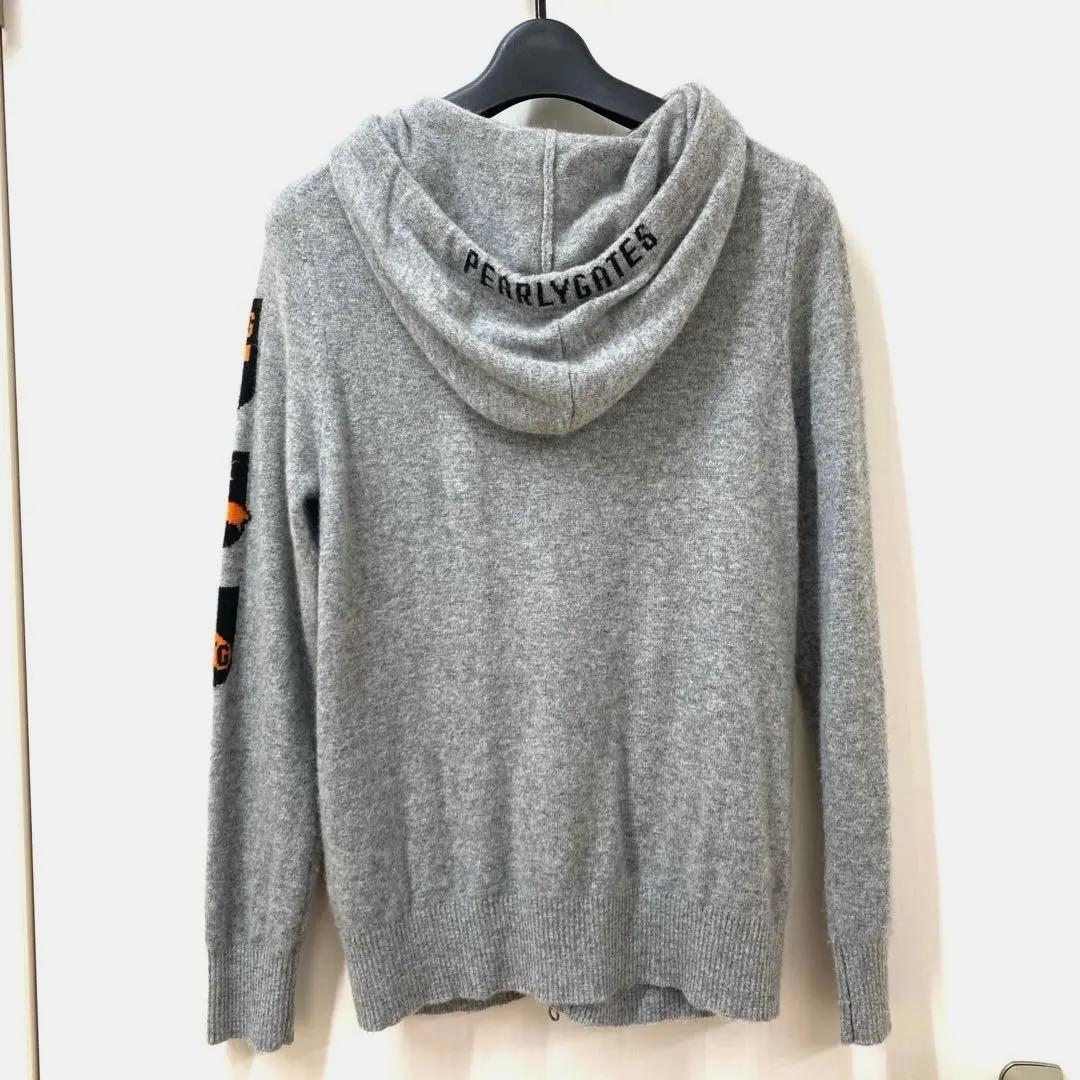 メル69853 　PEARLY GATES カシミヤニットジップパーカー