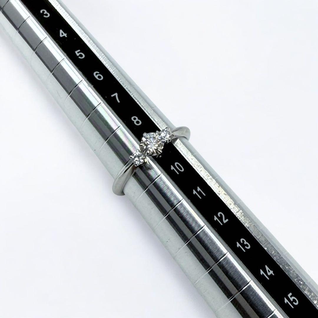 【新品同様】ミキモト ダイヤ　リング　0.24 Pt950 指輪