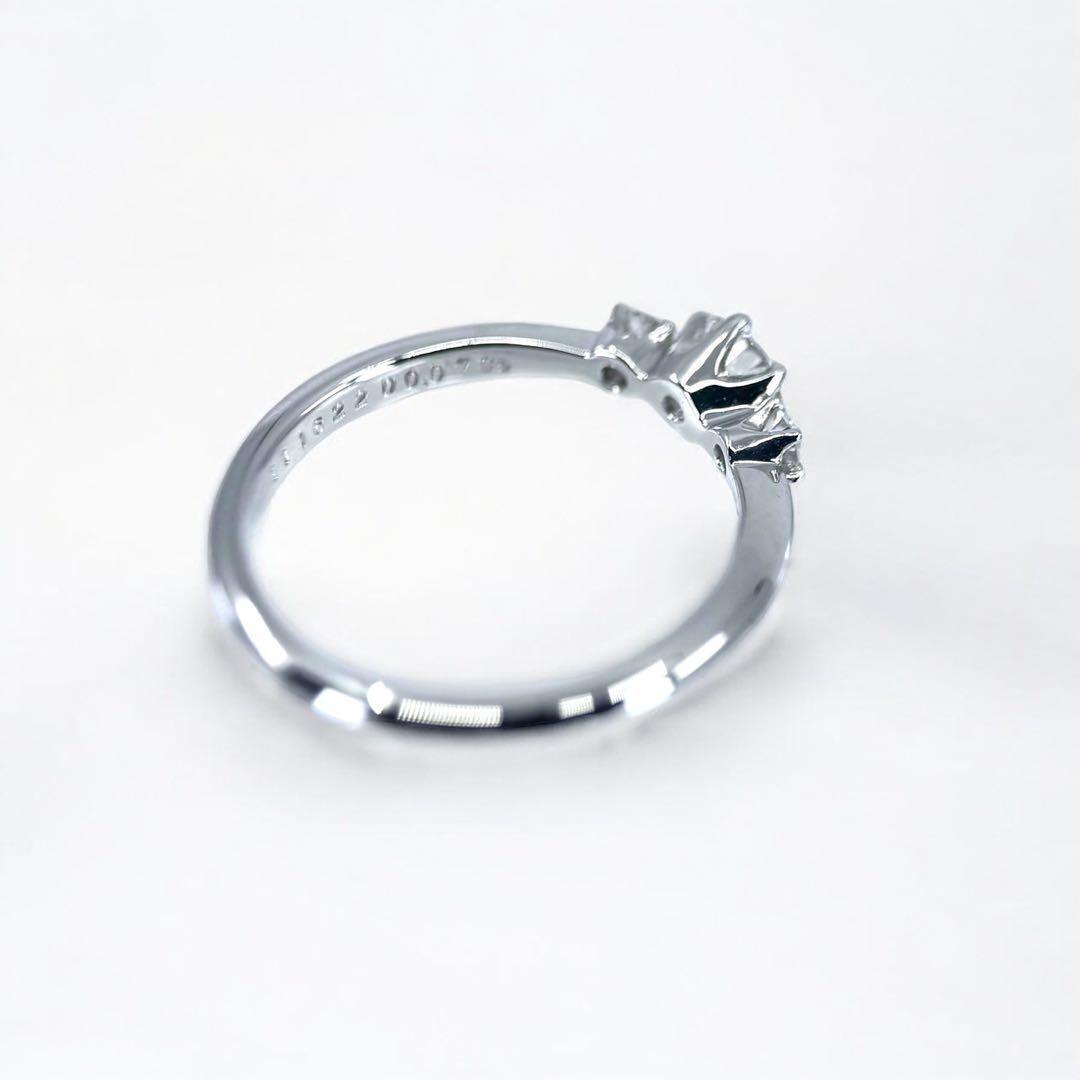 【新品同様】ミキモト ダイヤ　リング　0.24 Pt950 指輪