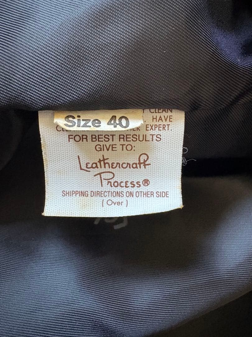 美品】Schott シングルライダース641E ブラックレザー 40