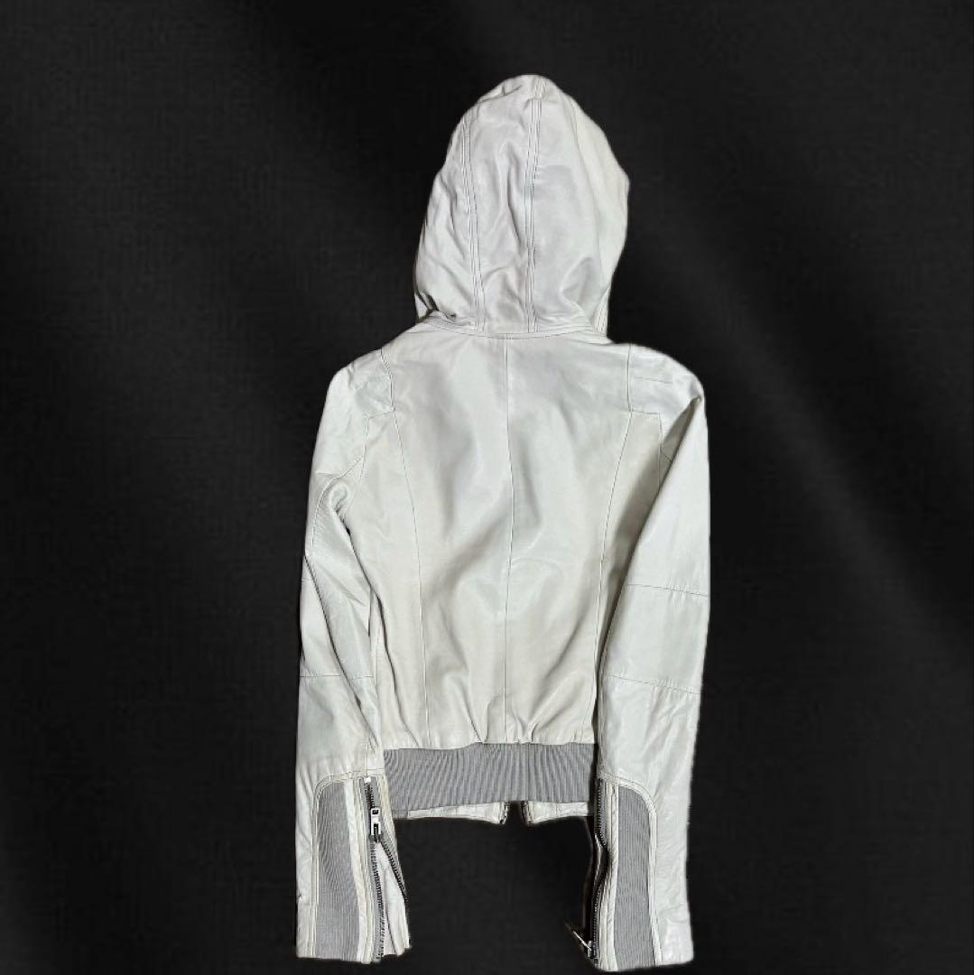 swag 00s 羊革　archive opium vkei ホワイトレザー