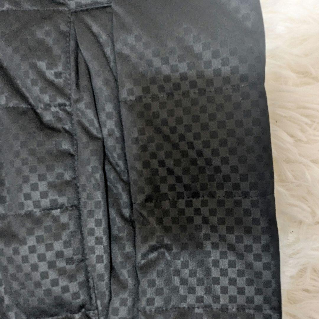 マンシングウエア　ブラック ベスト メンズ　ダウン　ゴルフ