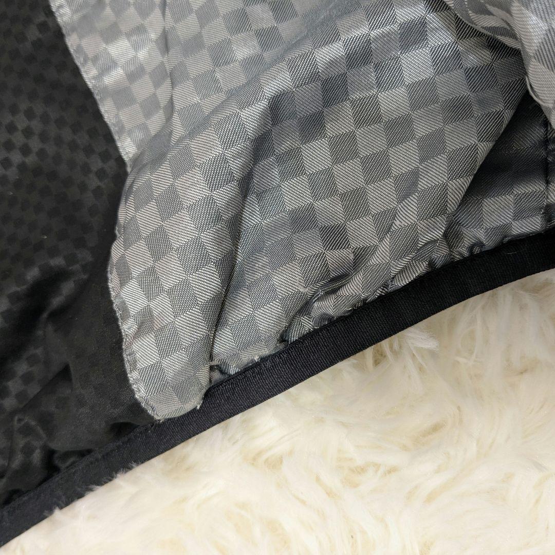 マンシングウエア　ブラック ベスト メンズ　ダウン　ゴルフ