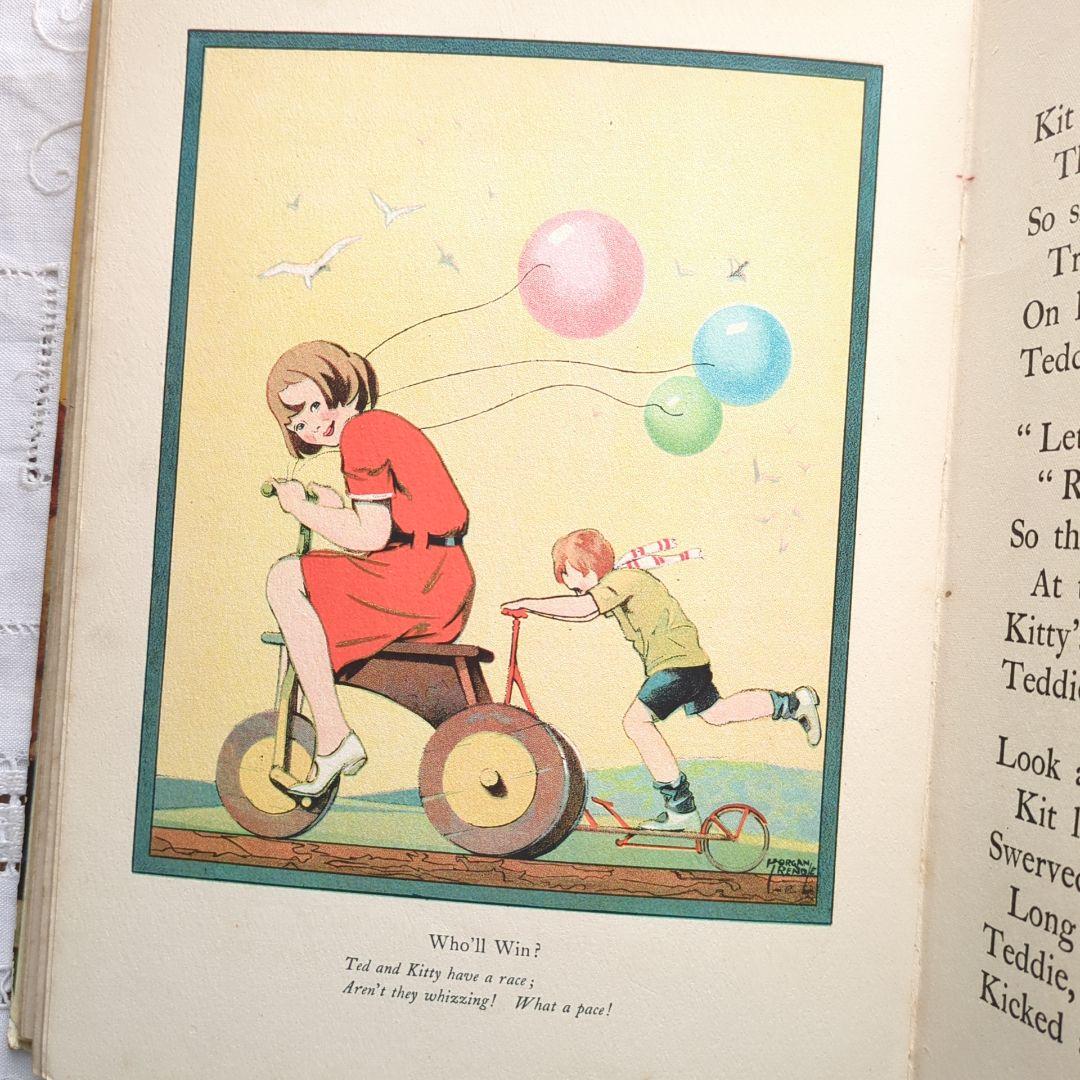 稀少1930イギリス ヴィンテージ絵本 児童書 洋書ヴィクトリアン アンティーク