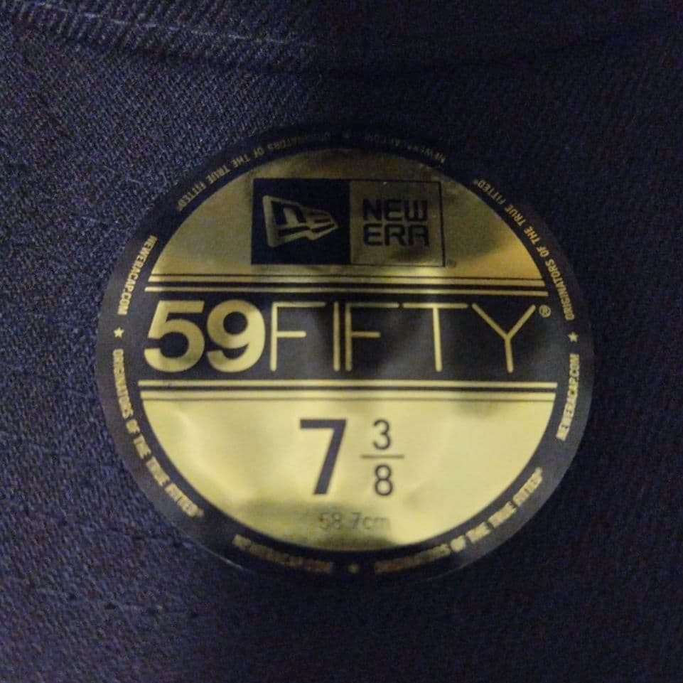 読売ジャイアンツ ビジター TG 59FIFTY 7 3/8 オールブラック