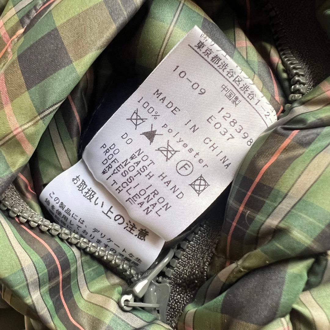 Pearlygates パーリーゲイツ　リバーシブル　チェック　ダウンジャケット