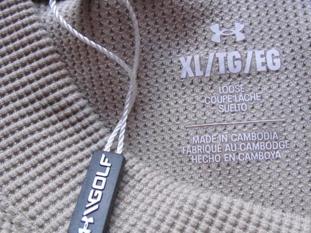 UNDER ARMOUR M's Golf XL トレーナー モックネック