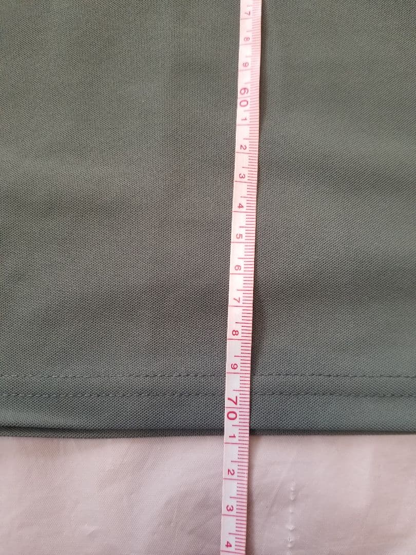 ROUGH & SWELL モックネックシャツ　XL カーキ