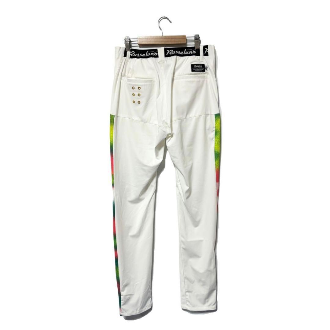 ラッセルノ ゴルフ ストレッチ スキニー カーゴ ロングパンツ ホワイト XL6