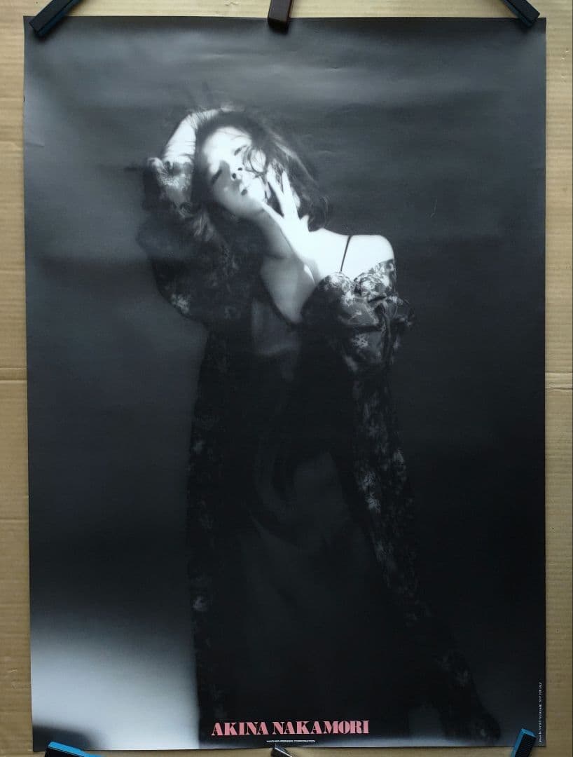 中森明菜／CRIMSON 新品 特典ポスター 80年代当時物 美品 店舗保管品