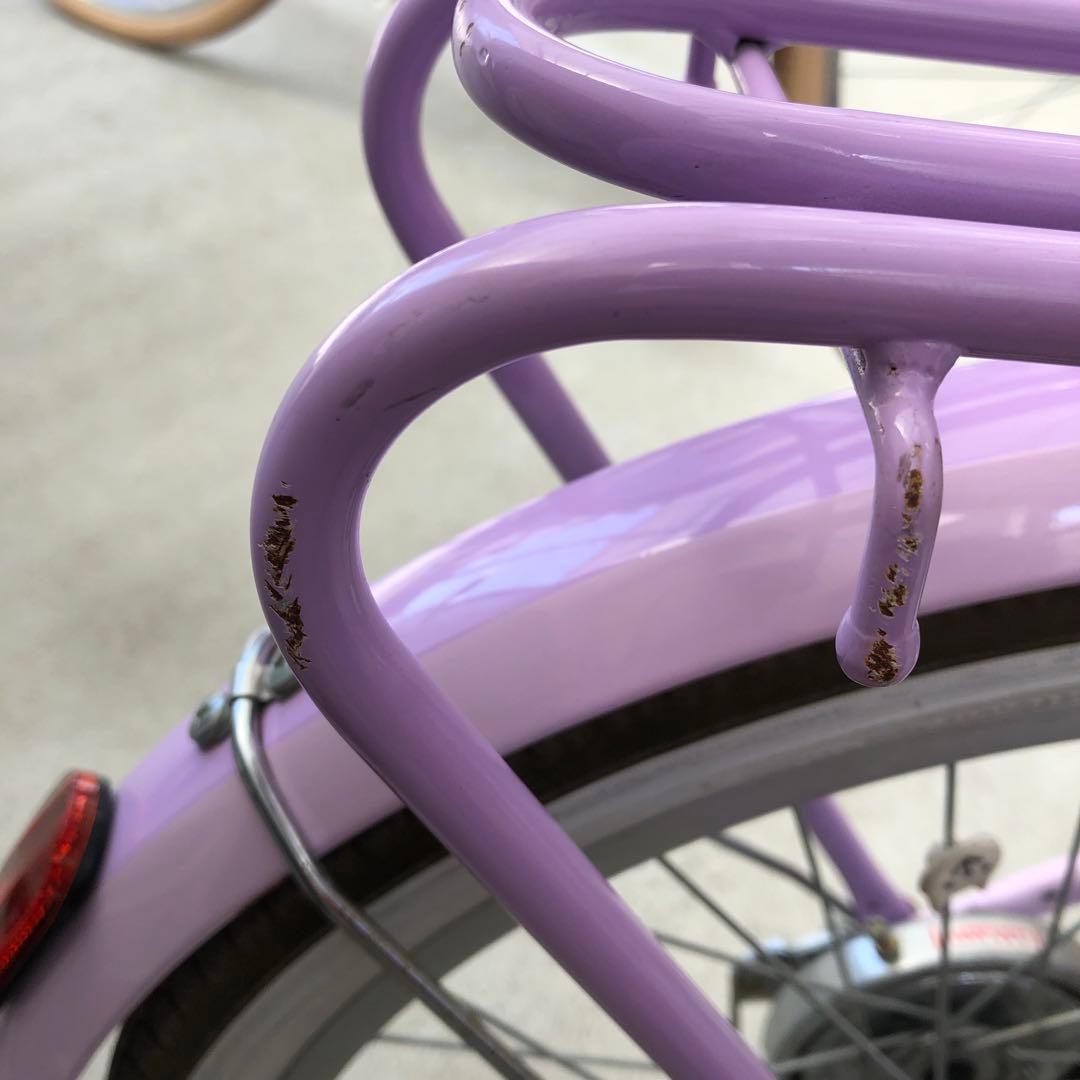 【引取のみ】ダイワサイクル　子供　自転車　20インチ　パープル