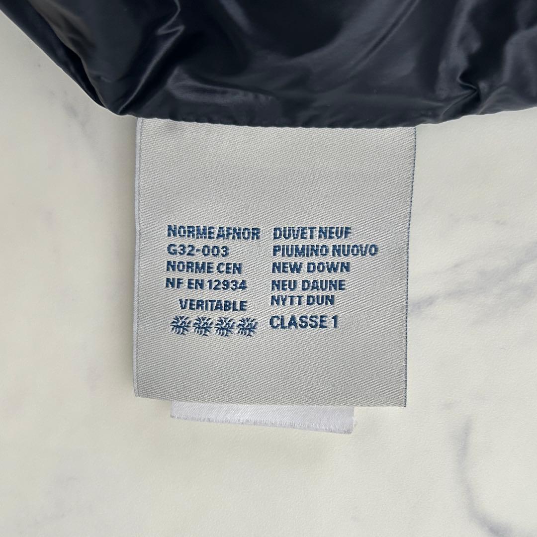 極美品 モンクレール GUI ダウンベスト ダブルジップ ネイビー 0