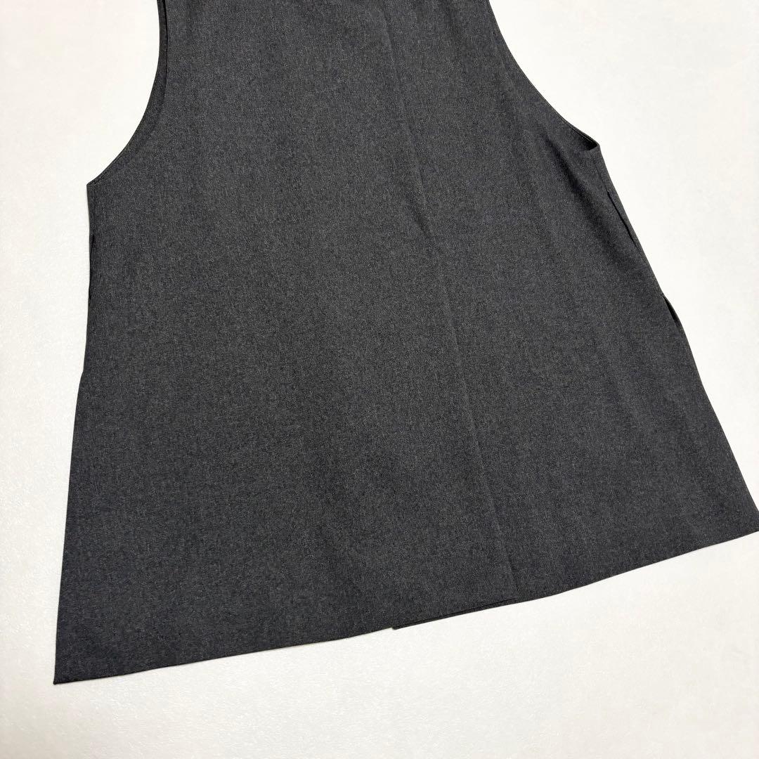 美品 人気 マルゥユナイテッドアローズ ウエストベルトジレ グレー