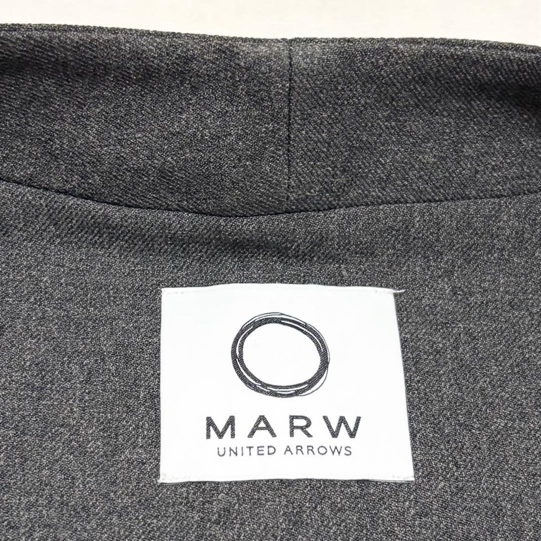 美品 人気 マルゥユナイテッドアローズ ウエストベルトジレ グレー