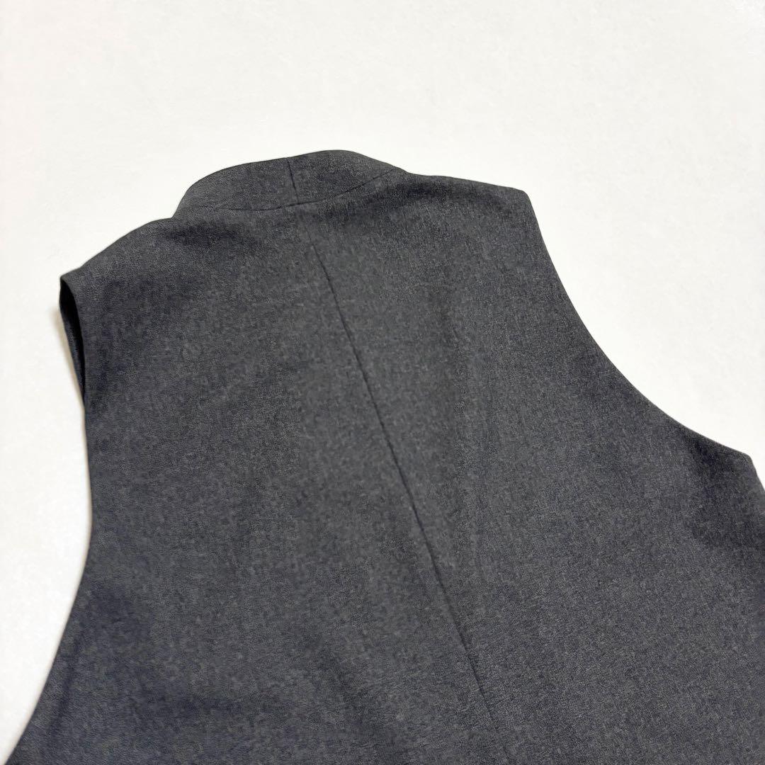 美品 人気 マルゥユナイテッドアローズ ウエストベルトジレ グレー