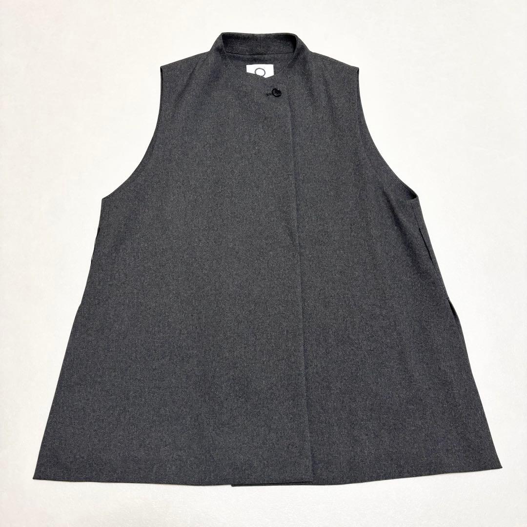 美品 人気 マルゥユナイテッドアローズ ウエストベルトジレ グレー