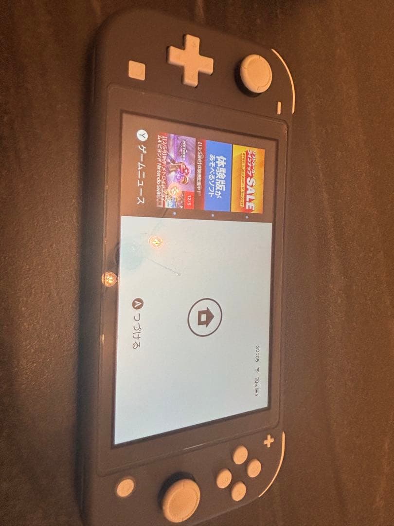傷なし！超美品Nintendo Switch Lite グレー 本体　ケース付き