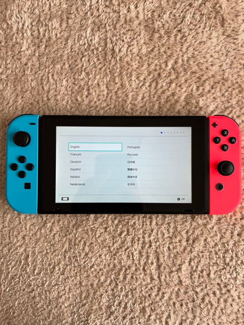 【美品】Nintendo Switch ネオンブルー/ネオンレッド 本体＋ケース