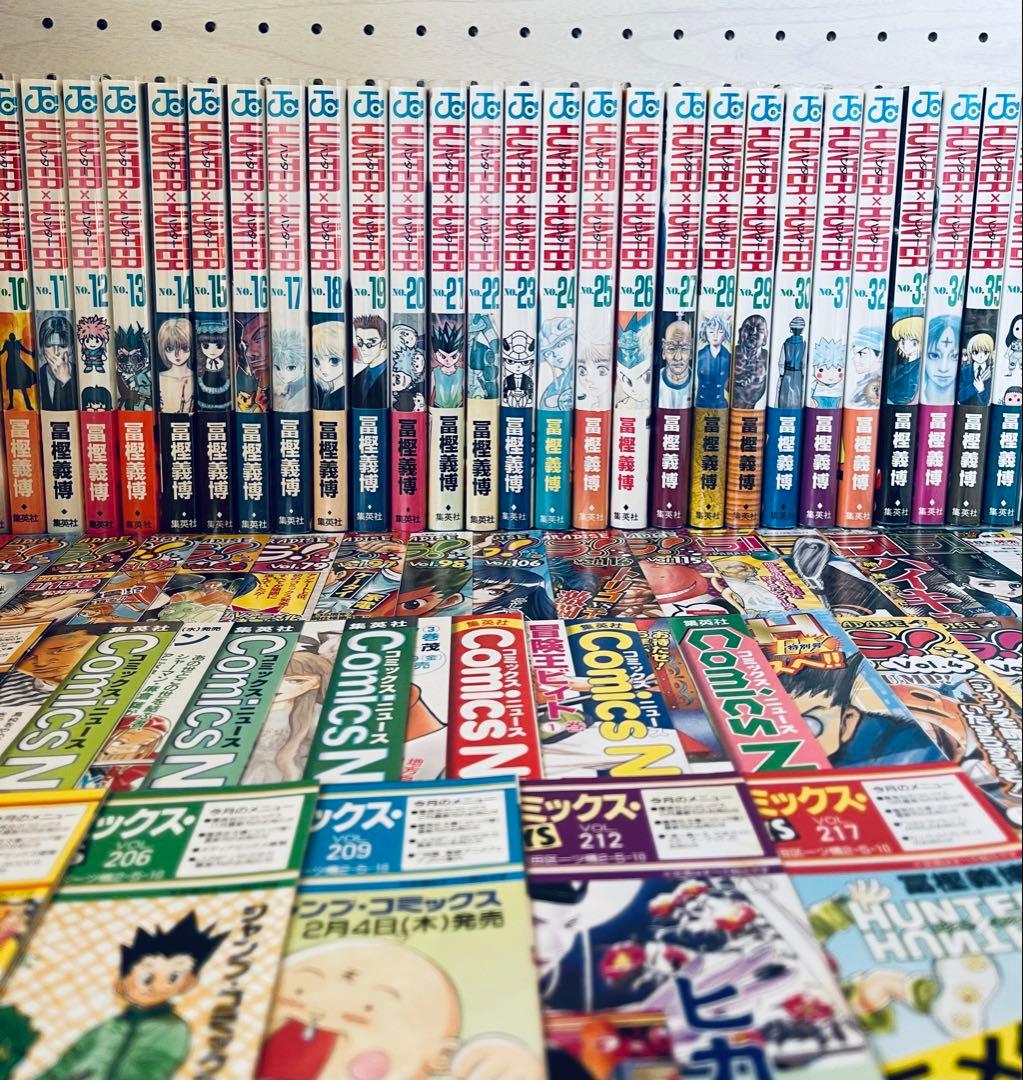 【全巻初版】ハンターハンター 0~38巻 ★ 全巻 帯付き・チラシ付き