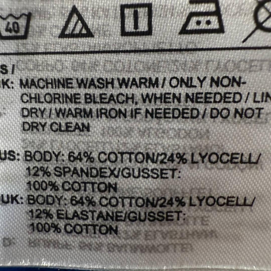 adidas ボディスーツ レオタード コットン Light Blue 海外L