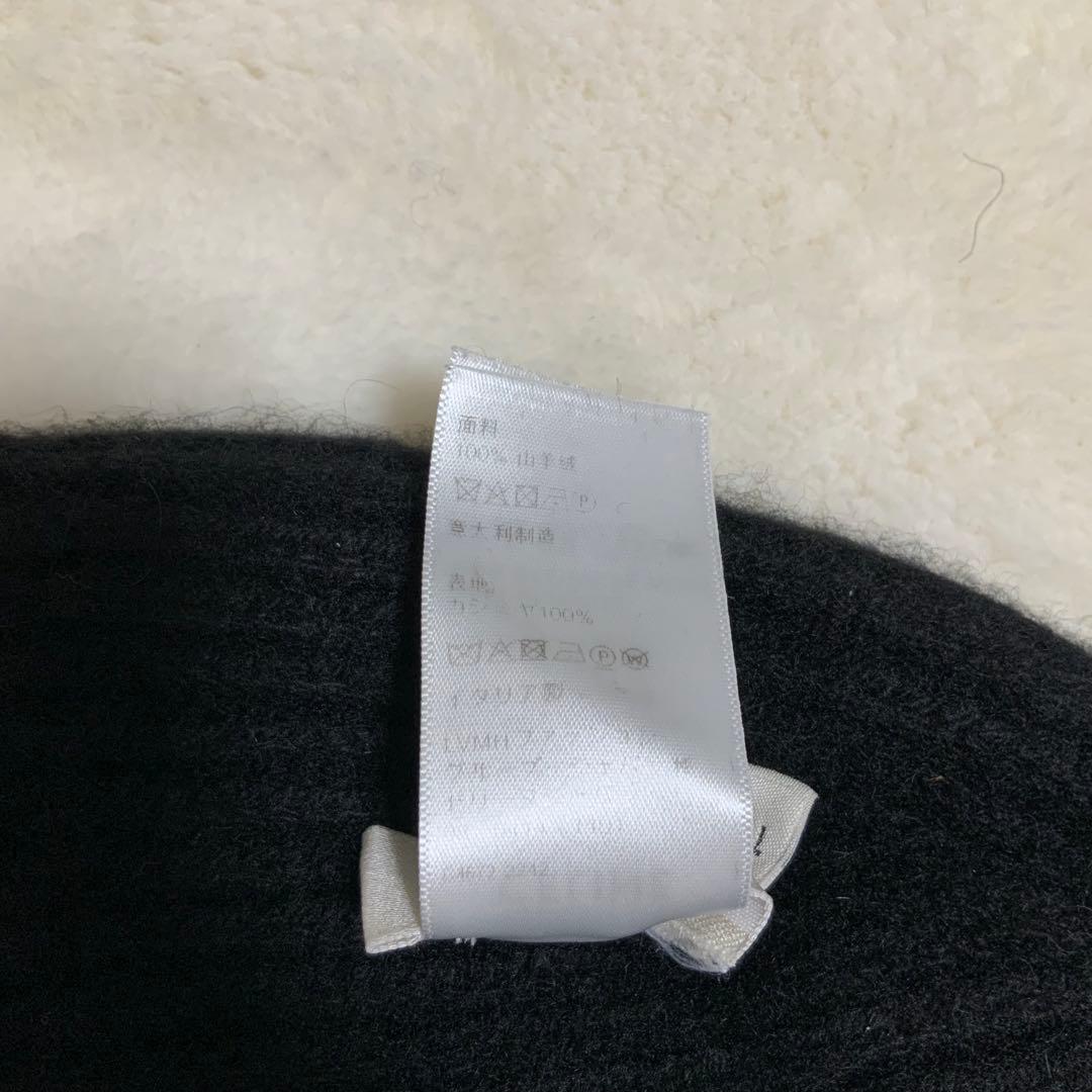 z*s様 CELINE ブラックニット帽 FREEサイズ