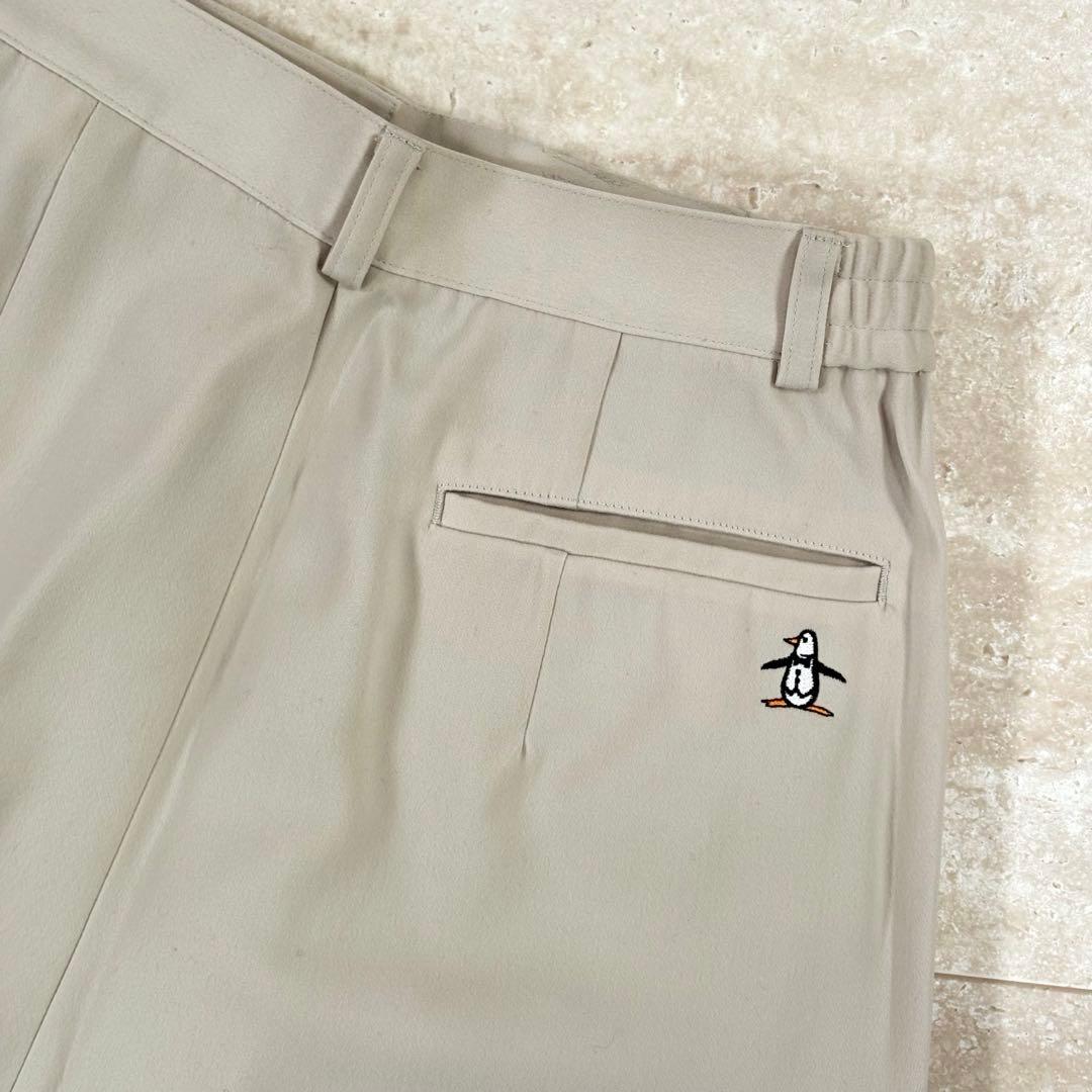 マンシングウェア セットアップ L サイズ ネイビー ×ベージュ キュロット新品