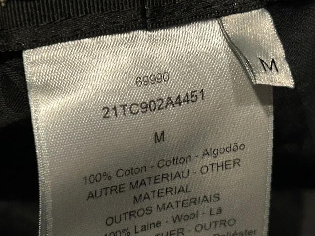 ♪送料無料★DIOR × sacai★名作コラボ★帽子★バケットハット★黒★M♪