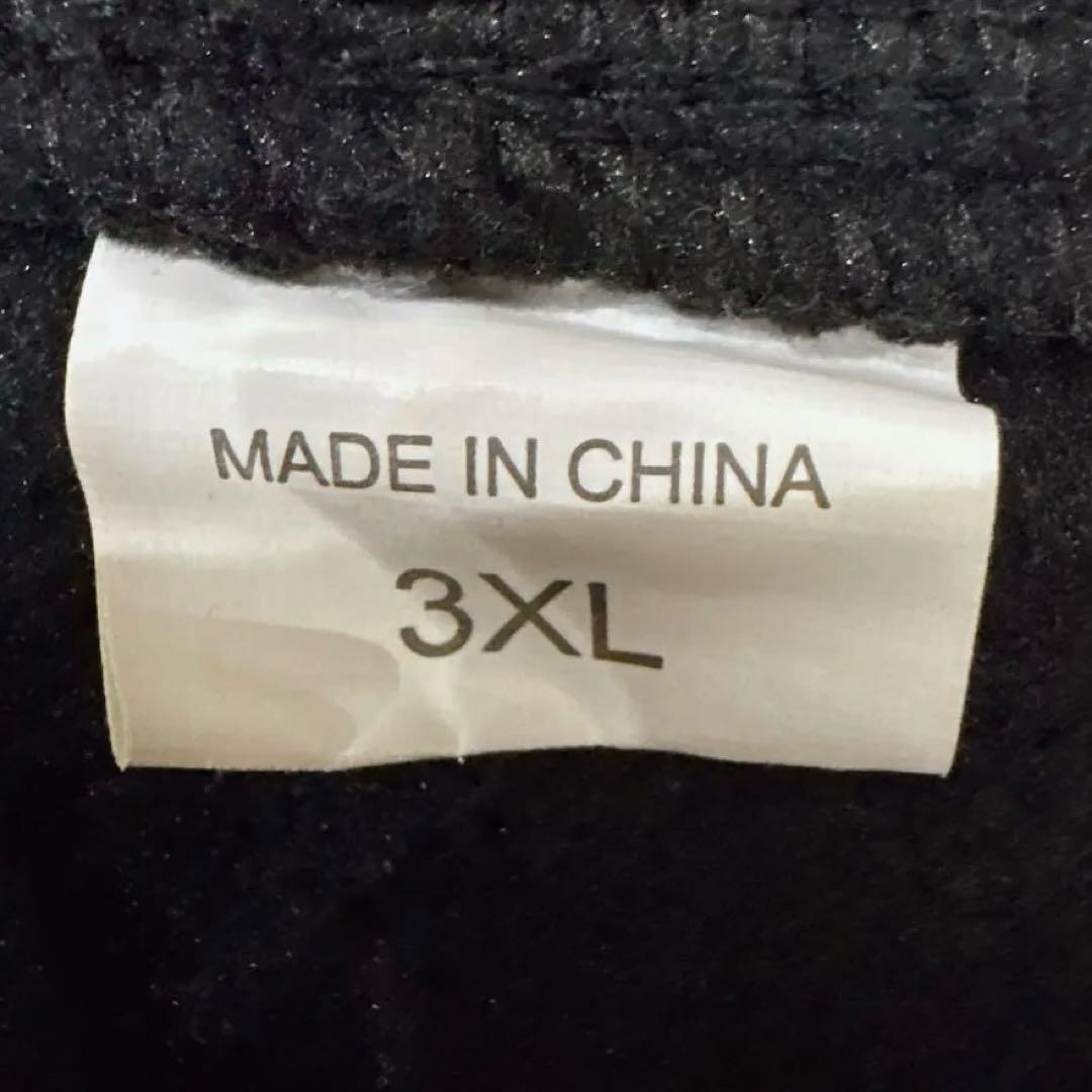 【大きいサイズ】3XL 裏起毛 ロゴ パーカー アウトドア 黒×グレー 釣り