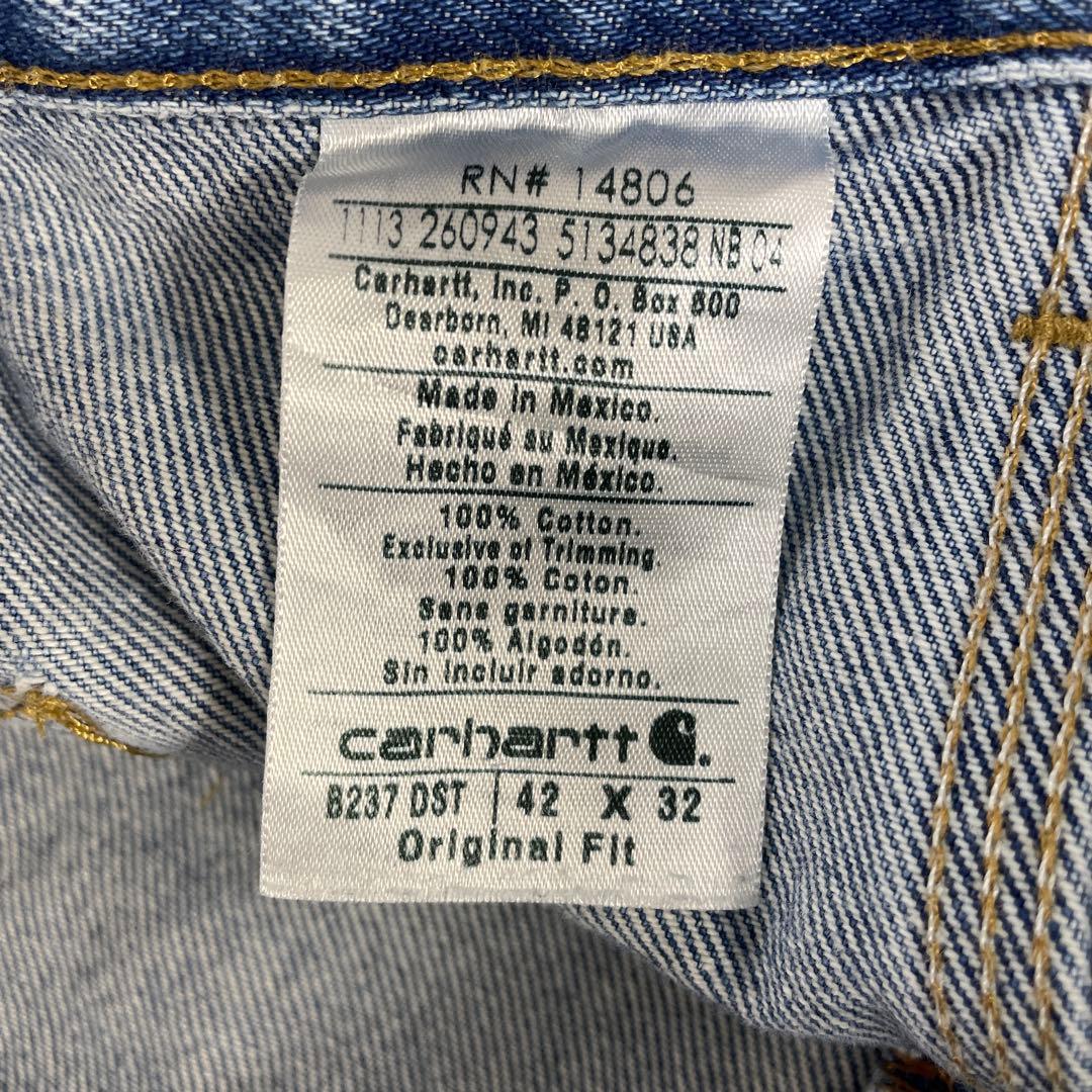 カーハート　ペインターパンツ　デニム　ジーンズ　ブルー　W42 L29相当