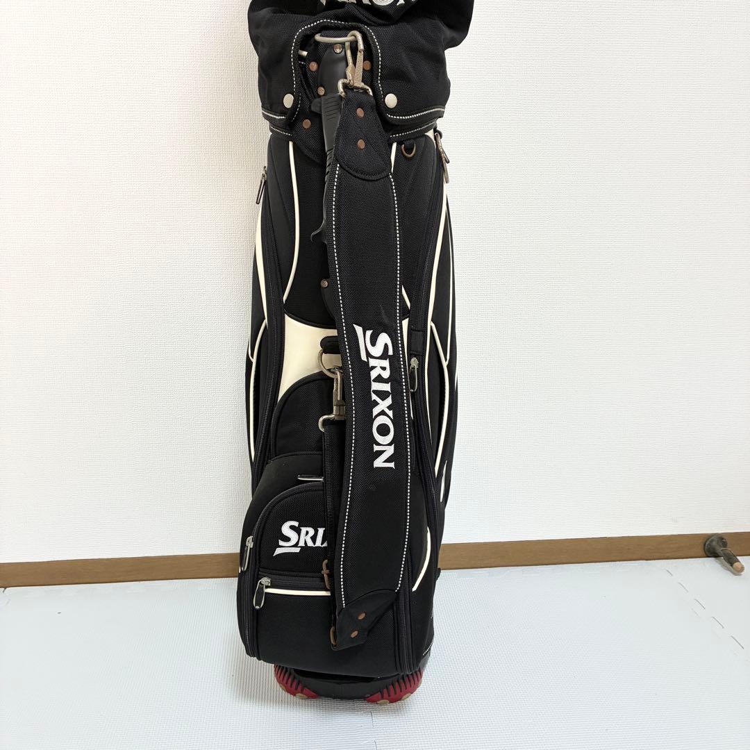 SRIXON スリクソン キャディバッグ ブラック ゴルフバッグ カート式