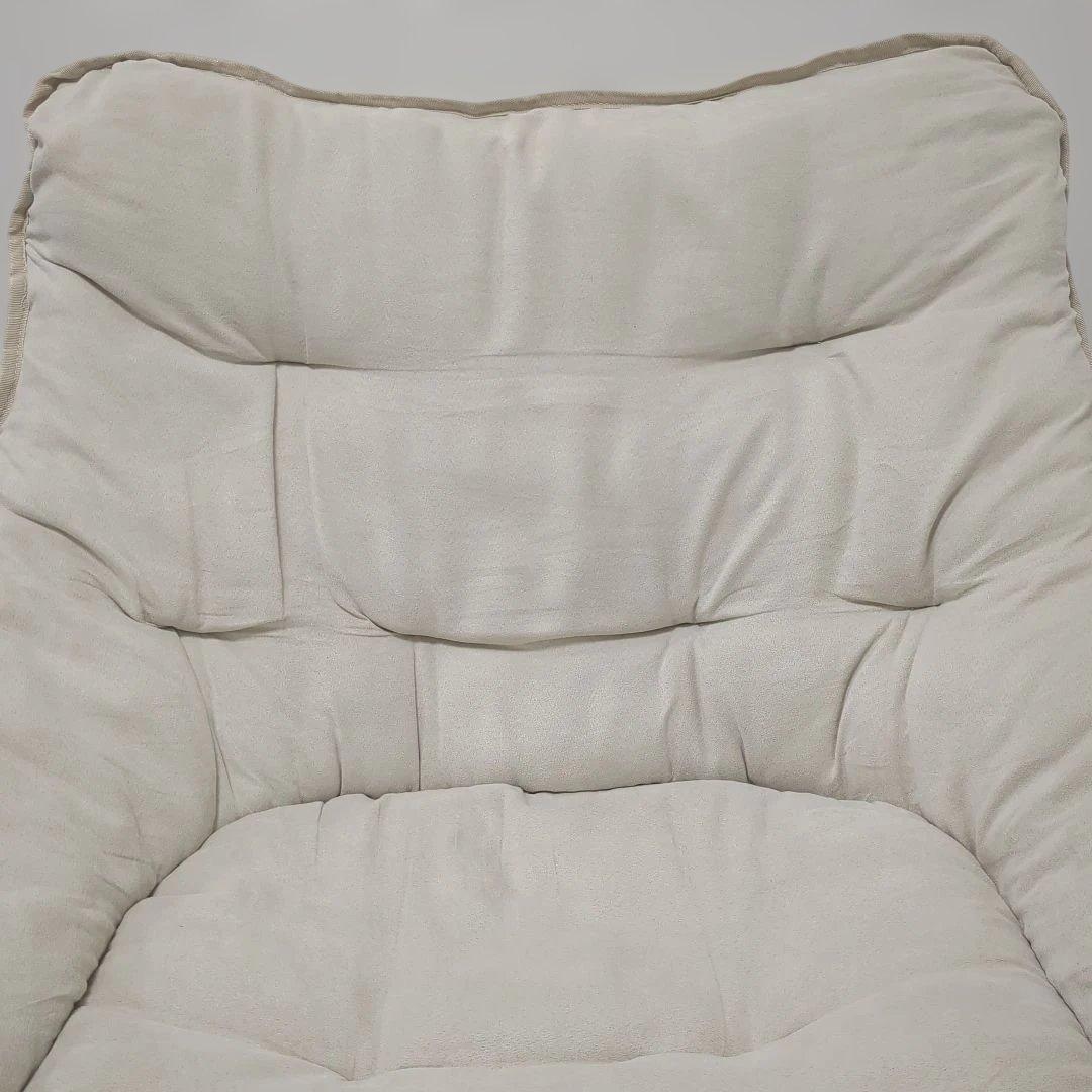 ニトリ　バタフライチェア　ワイド　GO1　ベージュ　洗える＆撥水