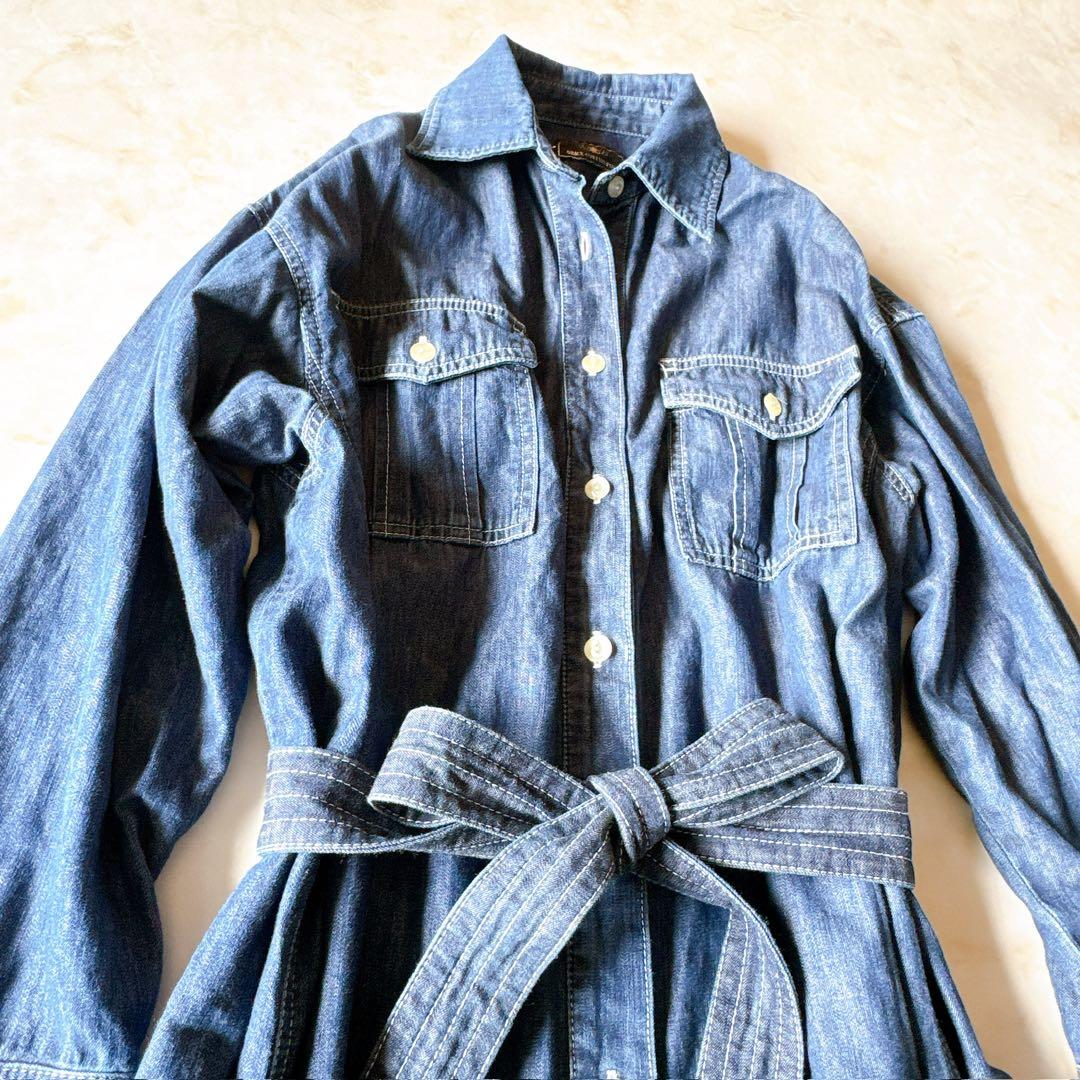 【極美品★】GRACE CONTINENTAL デニムシャツワンピース