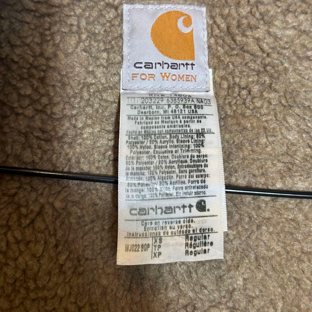 Carhartt カーハートダックジャケット紫ボアライナーUSAワーク