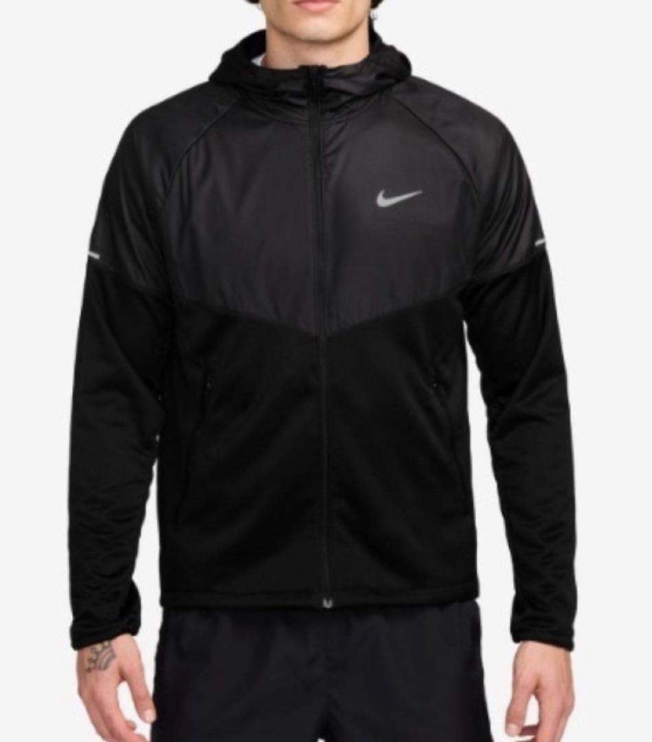 NIKE ウィンドブレーカー ジャージ　ランニングウェア　Mサイズ ブラック