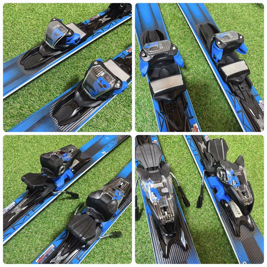 K2 AMP76 スキー板163cm 解放値3-10 ソール 258-360mm