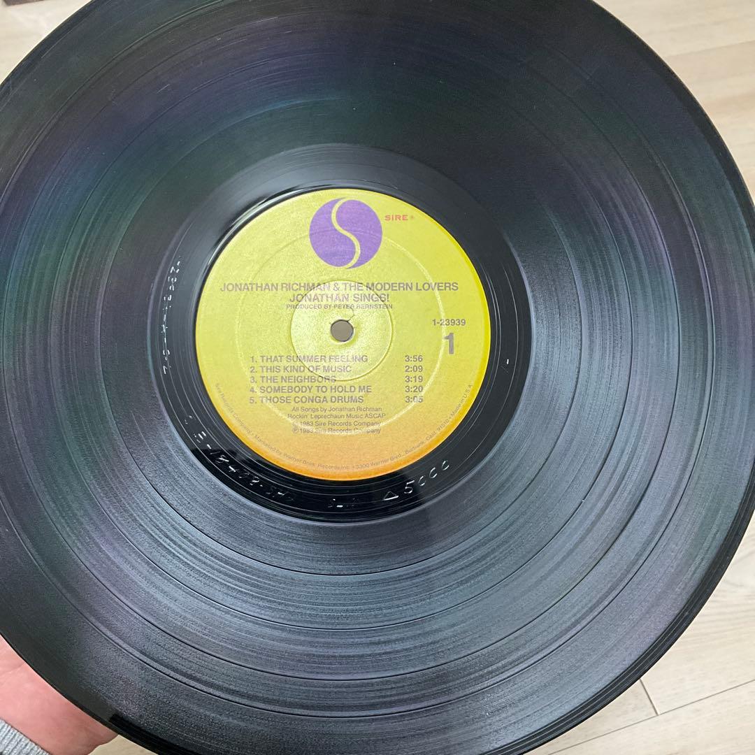 Jonathan Sings ジョナサンリッチマン　米盤オリジナルレコード